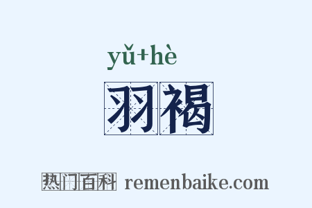 羽褐是什么意思的图片